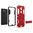 Slim Armour Tough Shockproof Case & Stand for Nokia 8.1 - Red